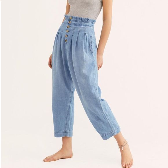 NWT Free People Mover and Shaker High-Waist Jeans - Picture 2 of 9